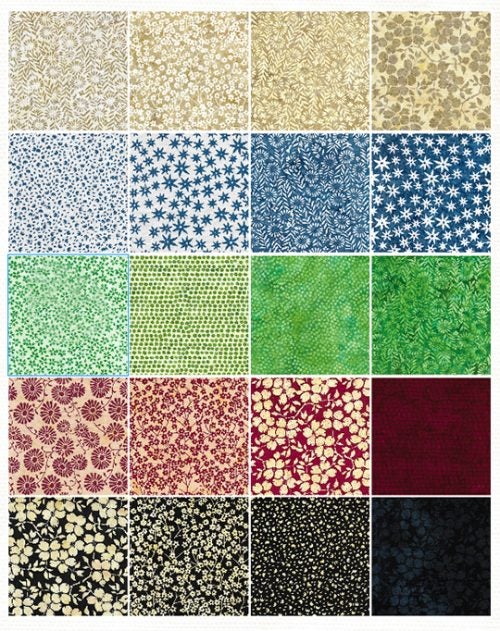 Island Batik Flour Sack  2 1/2" Strip Pack