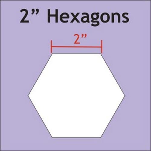 Paper Pieces: Hexagon Large Pack 2" (150 pieces)