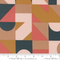 Moda Peachy - Retro Rose Mosaic