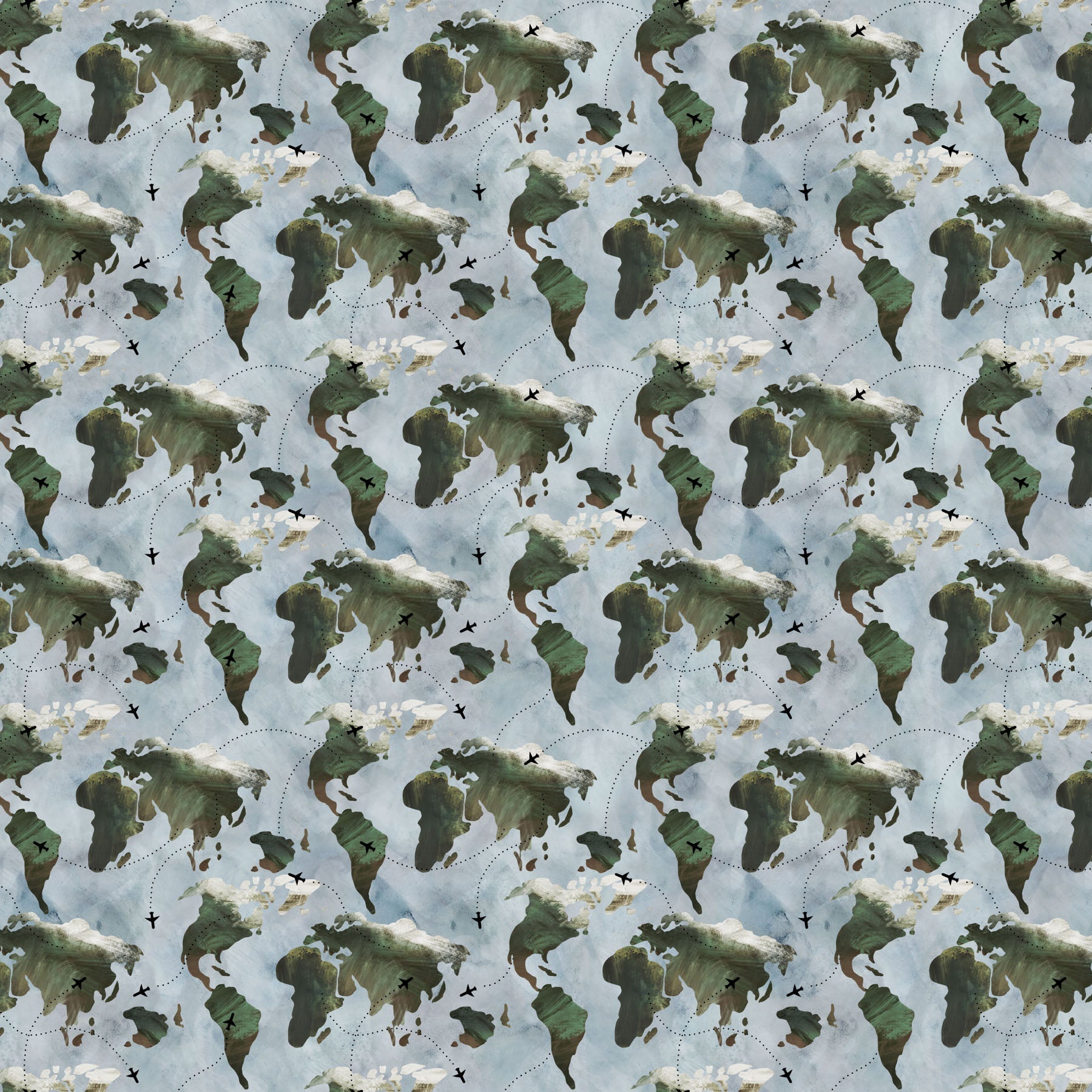 Great Journey by Bernadett Urbanovics - Map Blue